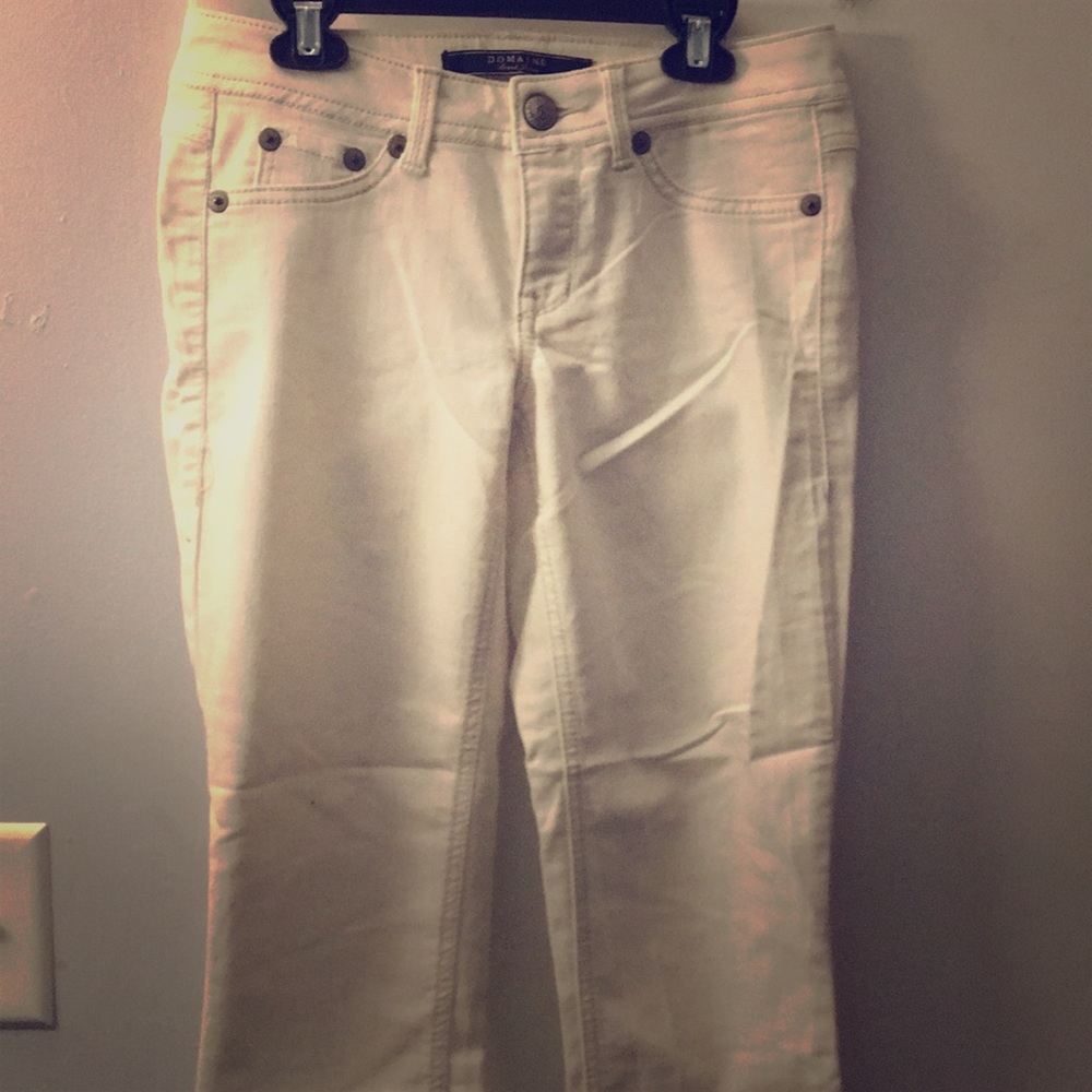 White capris.